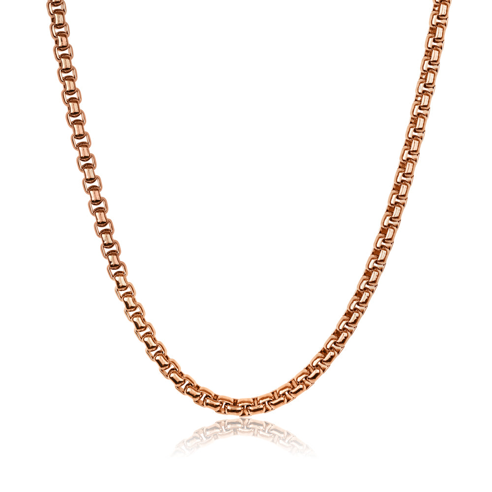 Stainless Steel Box Link Chain, 22"