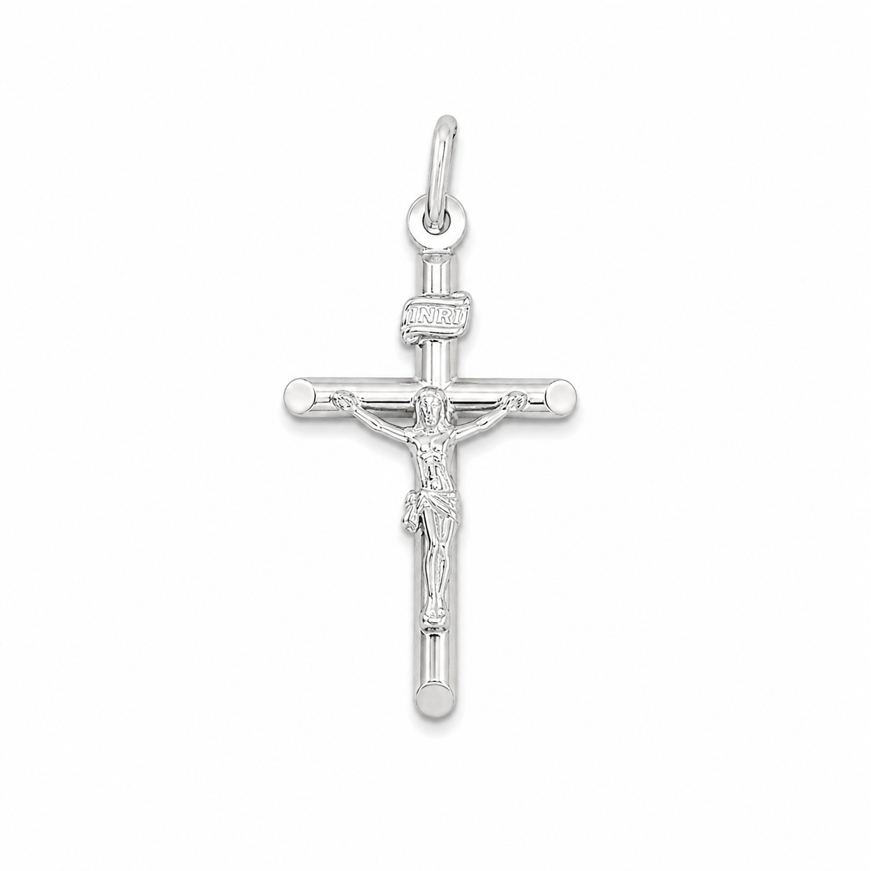 925 Sterling Silver 30x17mm Classic Crucifix Cross Pendant