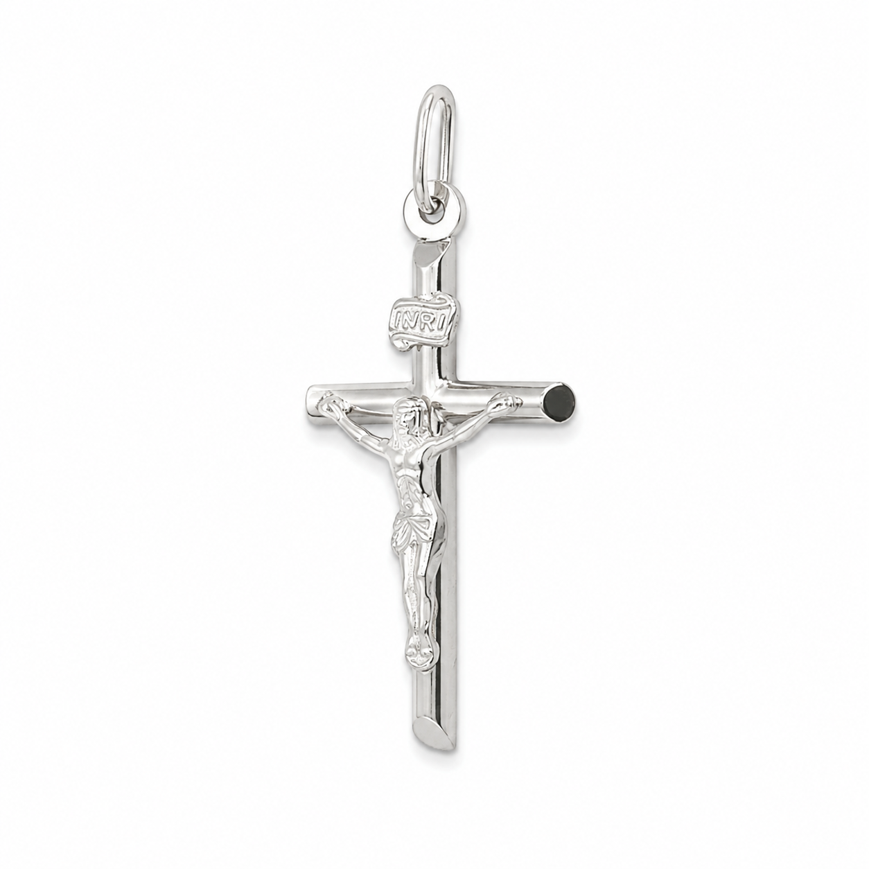 925 Sterling Silver 30x17mm Classic Crucifix Cross Pendant
