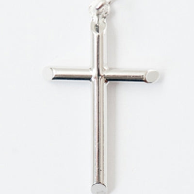 Sterling Silver Tube Style Cross