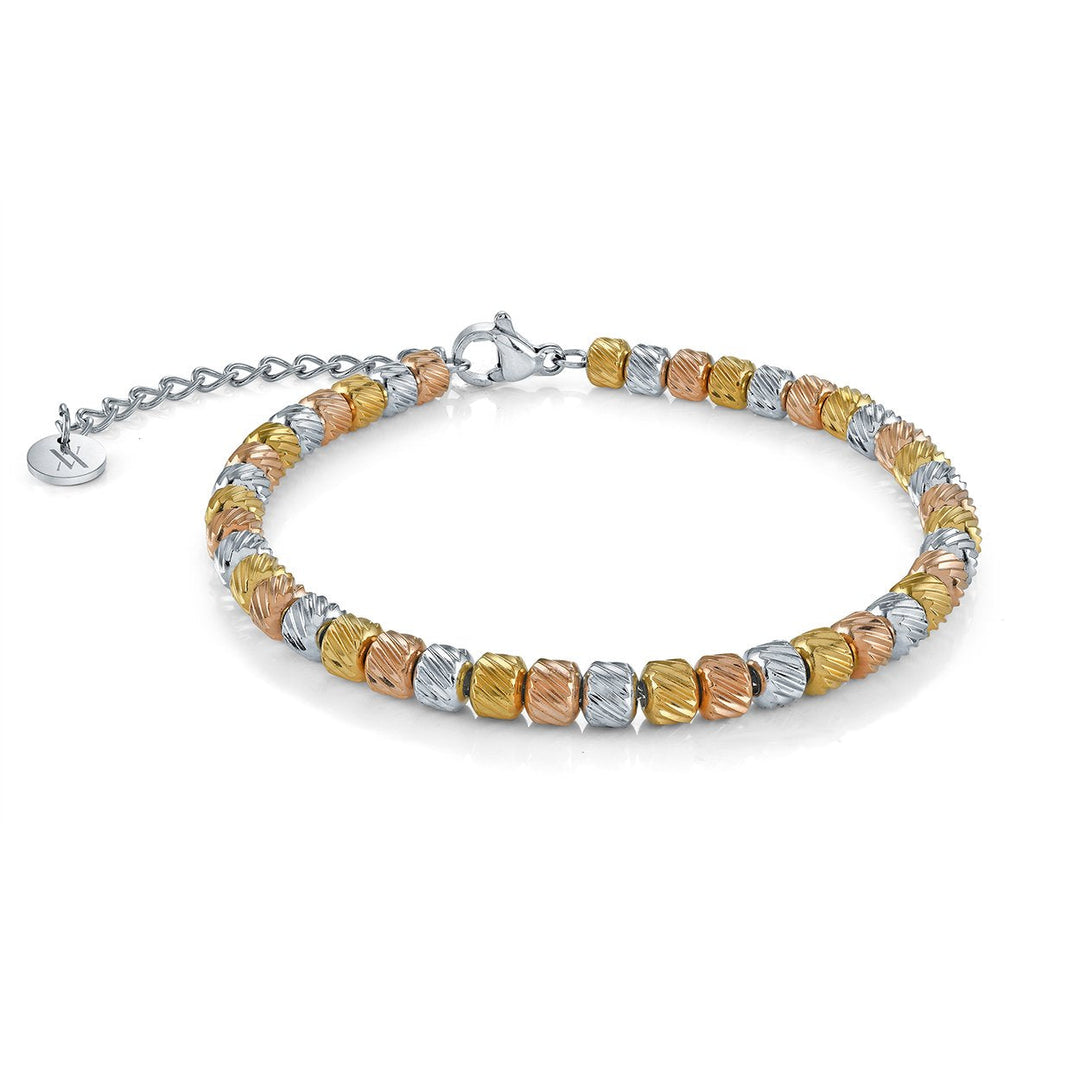 Veloria Diamond Cut Beaded Bracelet