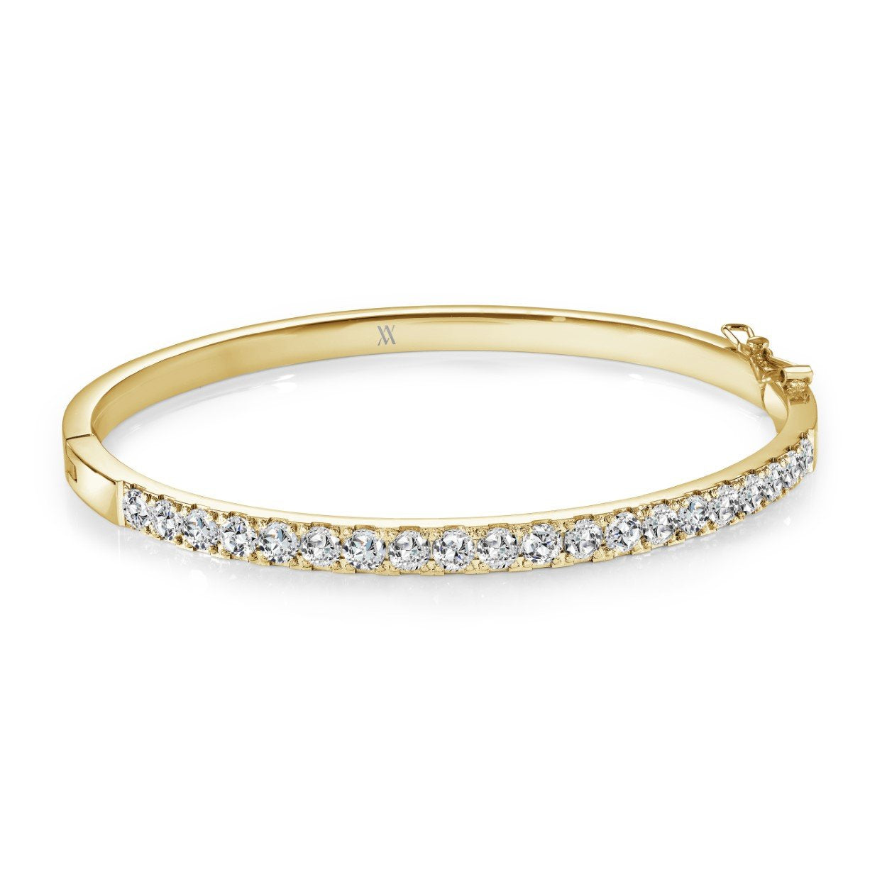 Children’s Gold IP White CZ Bangle