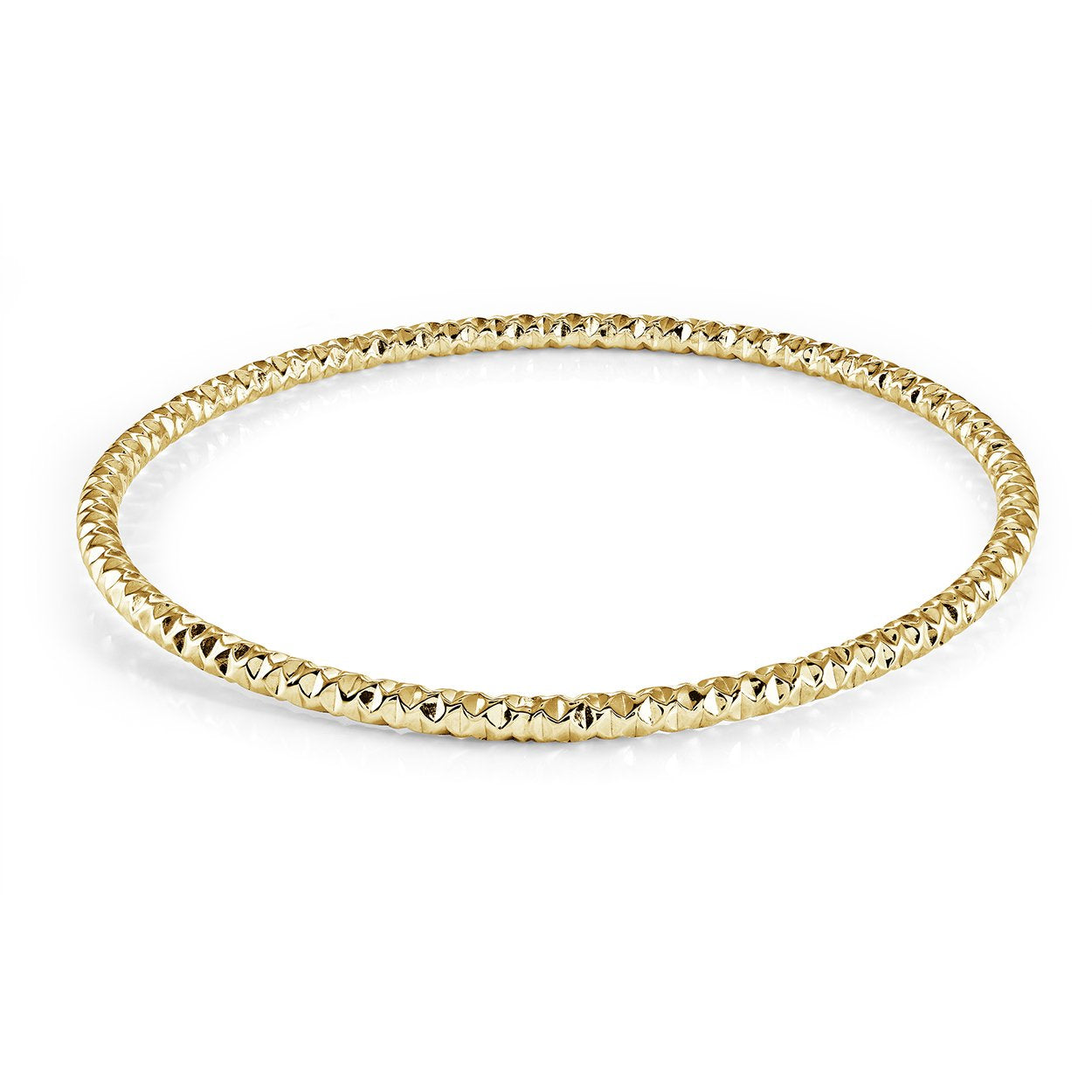 Veloria 3MM Diamond Cut Bangle