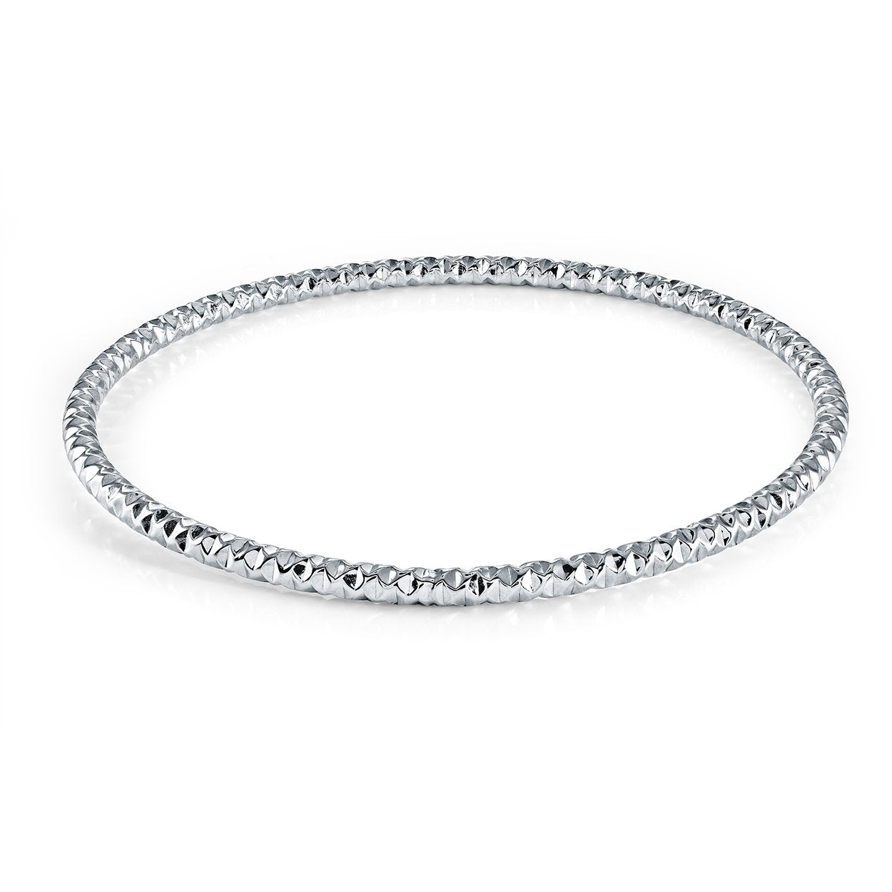Veloria 3MM Diamond Cut Bangle
