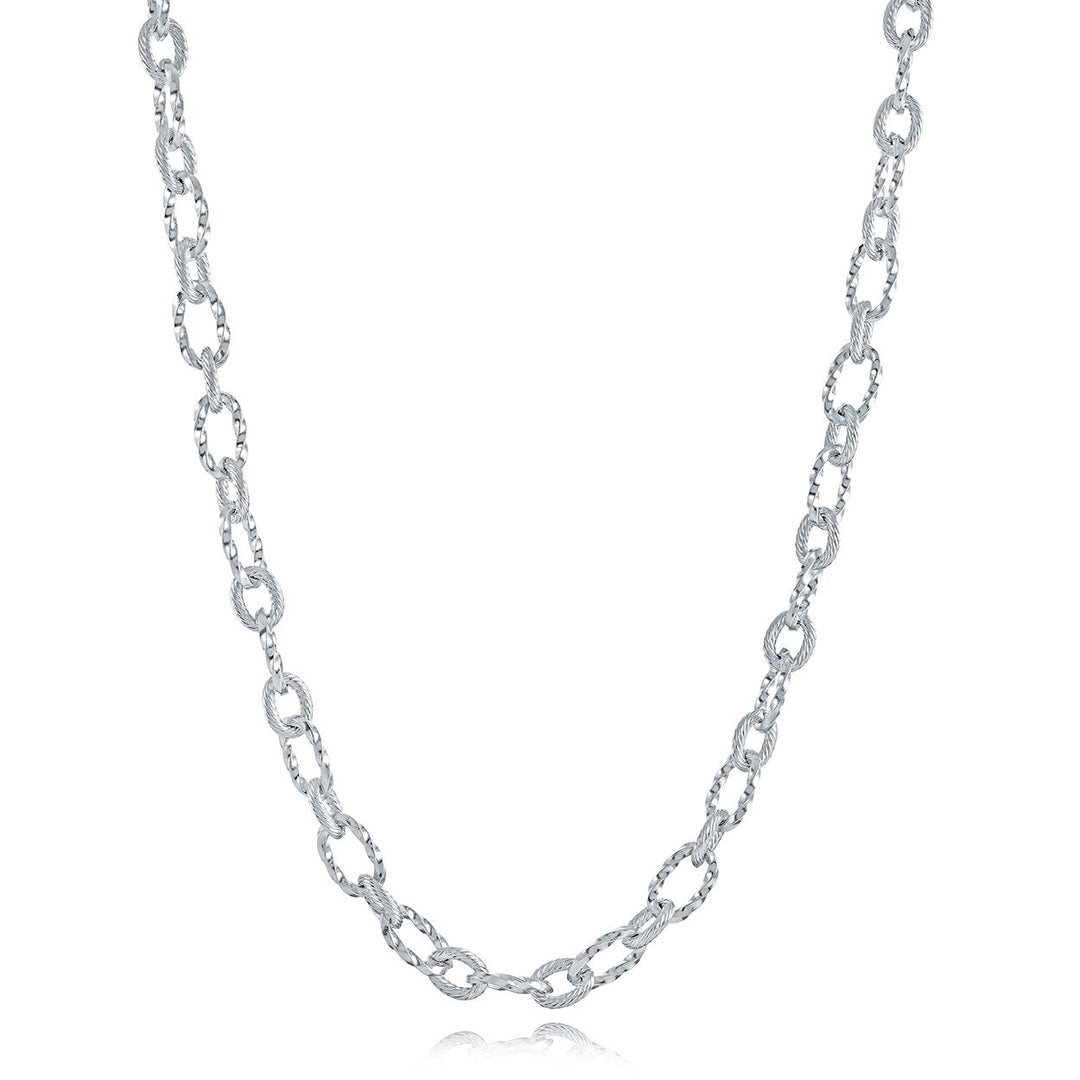 Veloria Diamond Cut Cable Link Chain