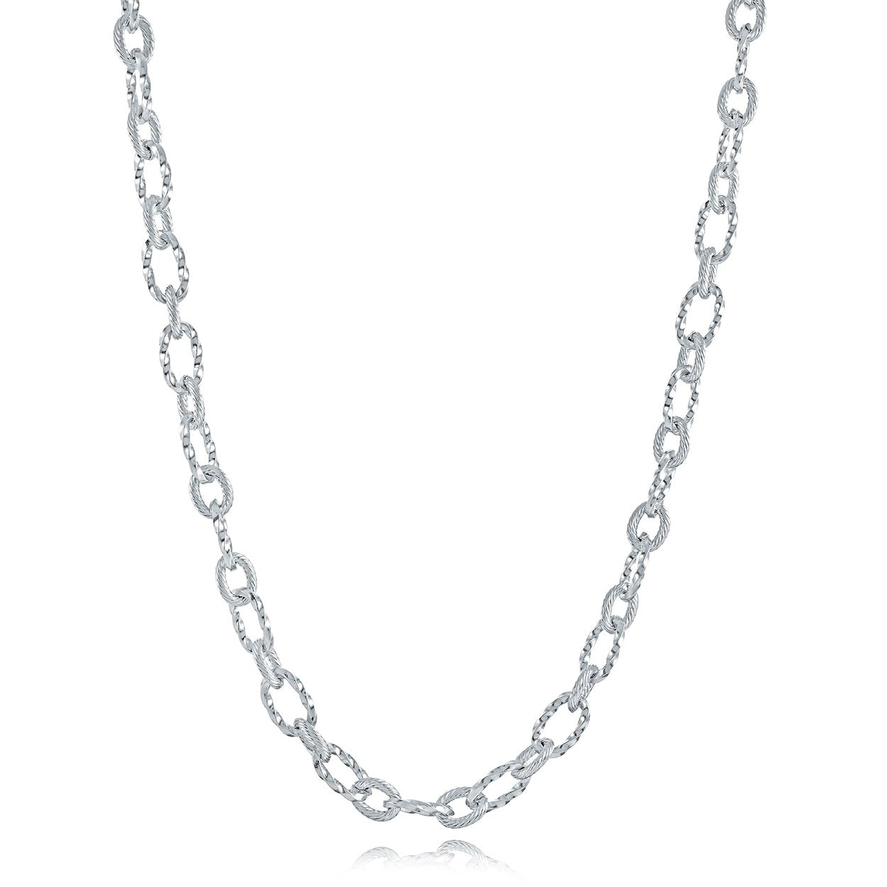 Veloria Diamond Cut Cable Link Chain