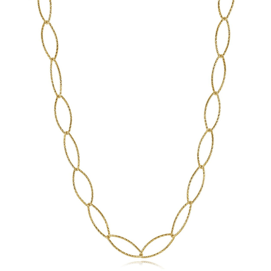 Oval Link Statement Chain, 18"