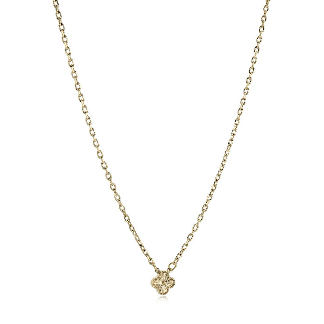 Children’s Gold IP Clover Necklace