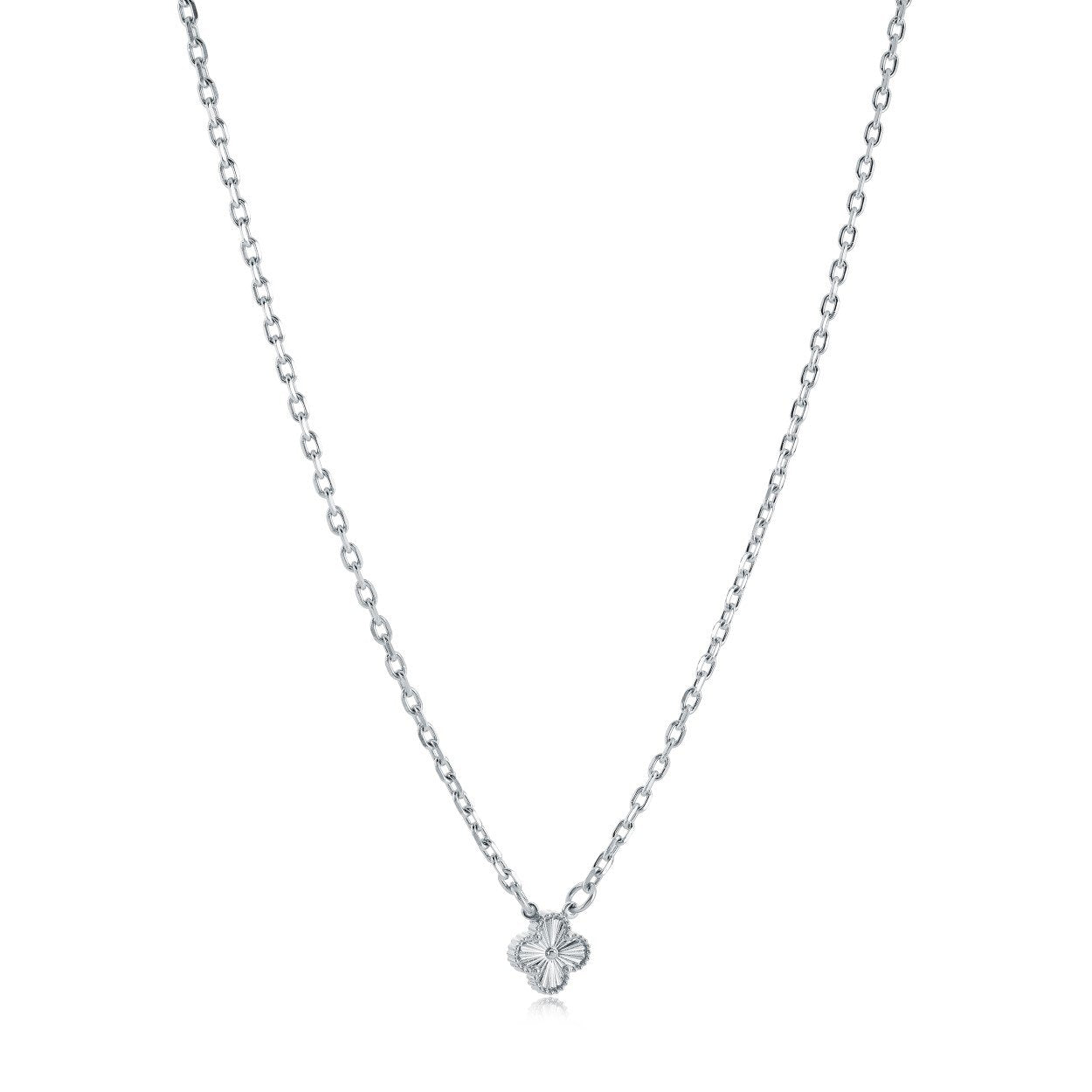 Children’s Stainless Steel Clover Necklace