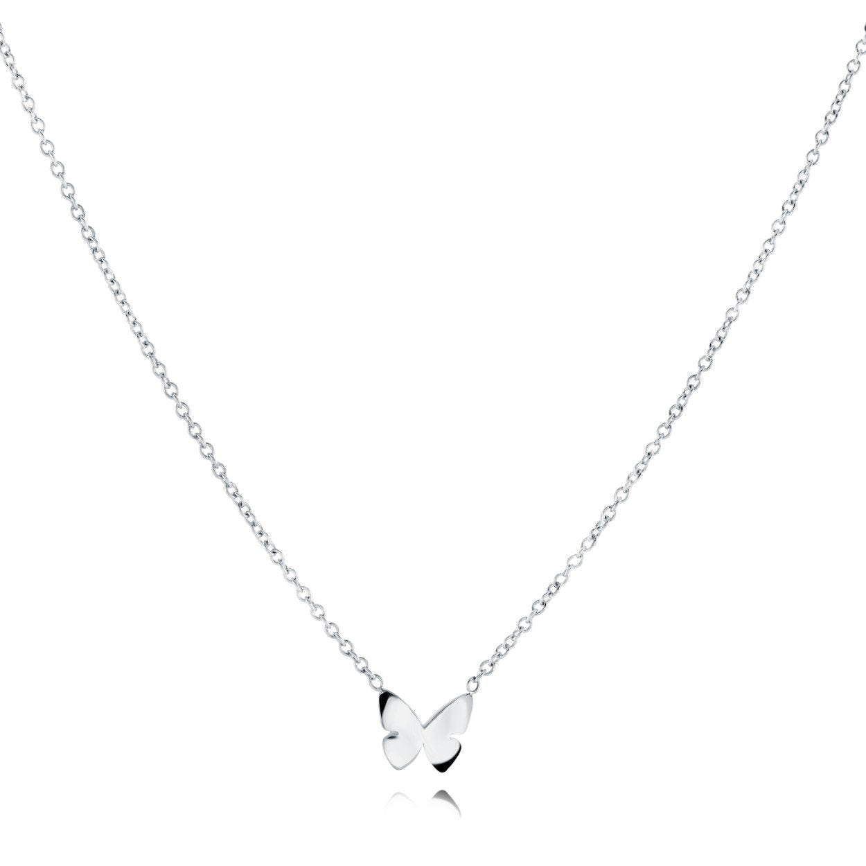 Children’s Stainless Steel Tiny Butterfly Necklace