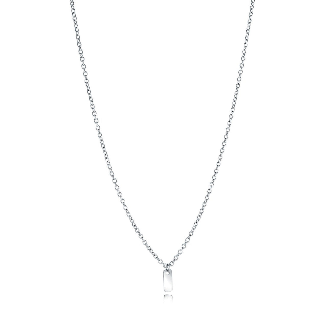 Micro Dog Pendant, Stainless Steel