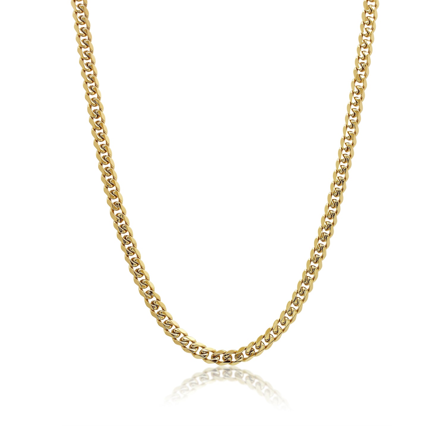 Italgem Gold Tone Curb Chain, 24"