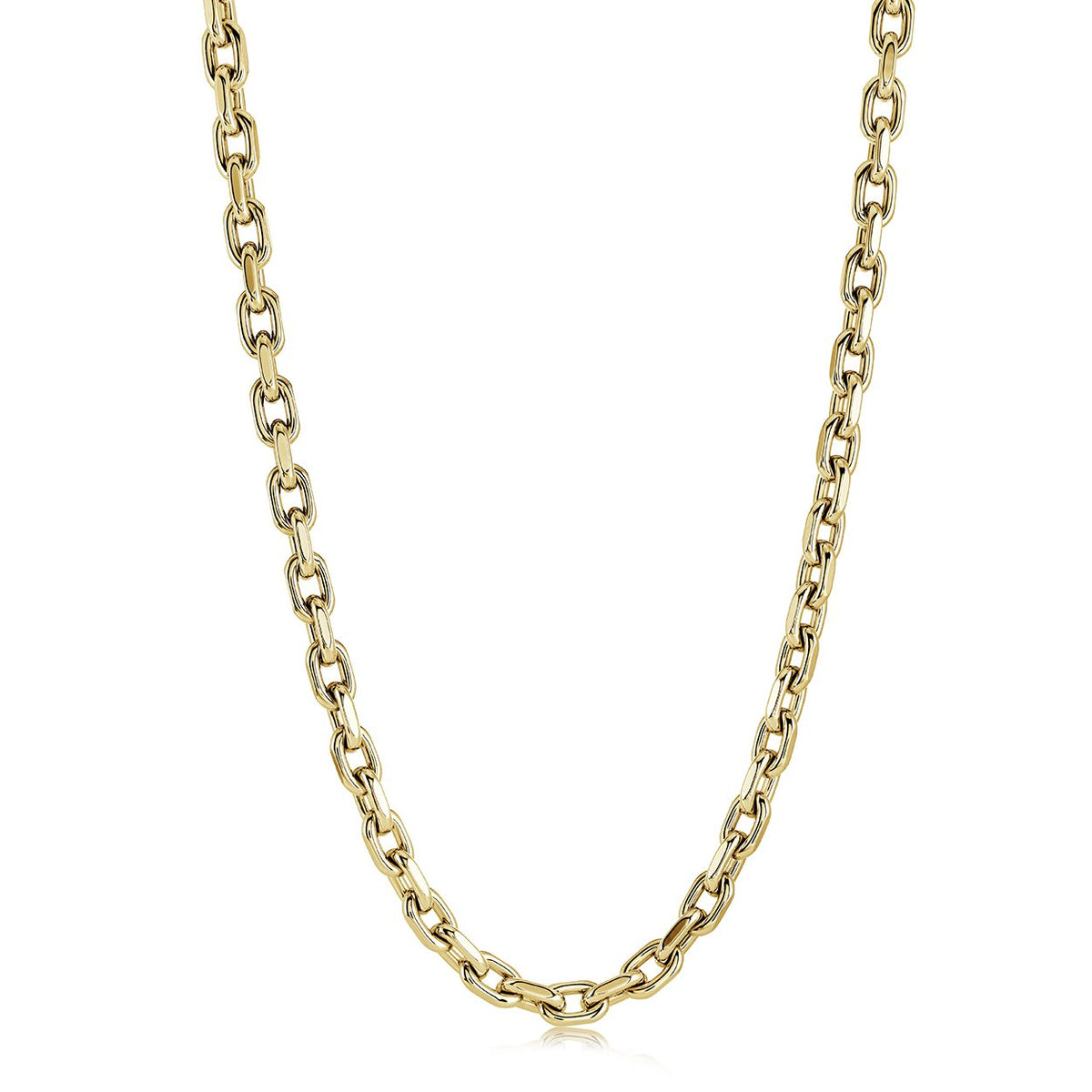 Yellow 6mm Anchor Link Chain, 20"