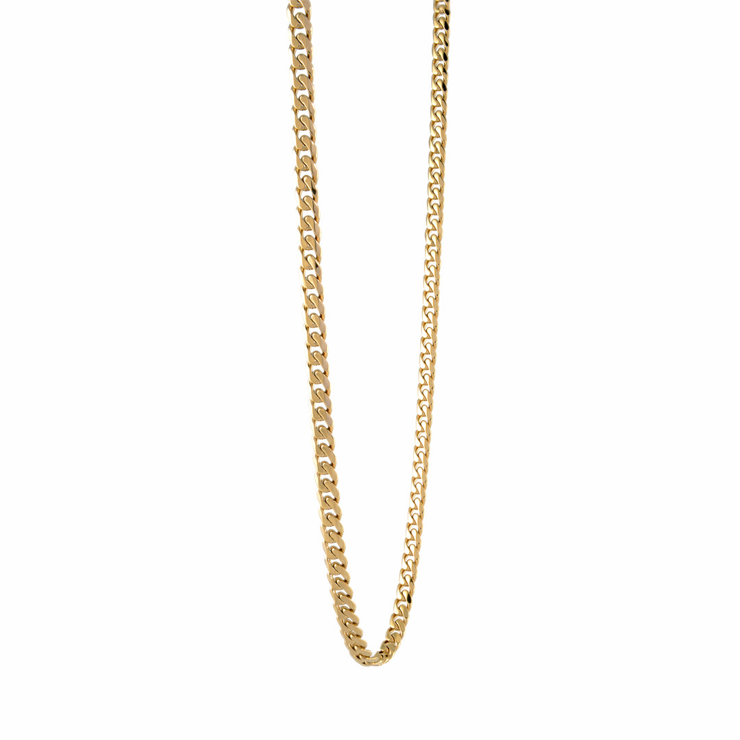 Italgem Steel yellow ion plated curb link chain
