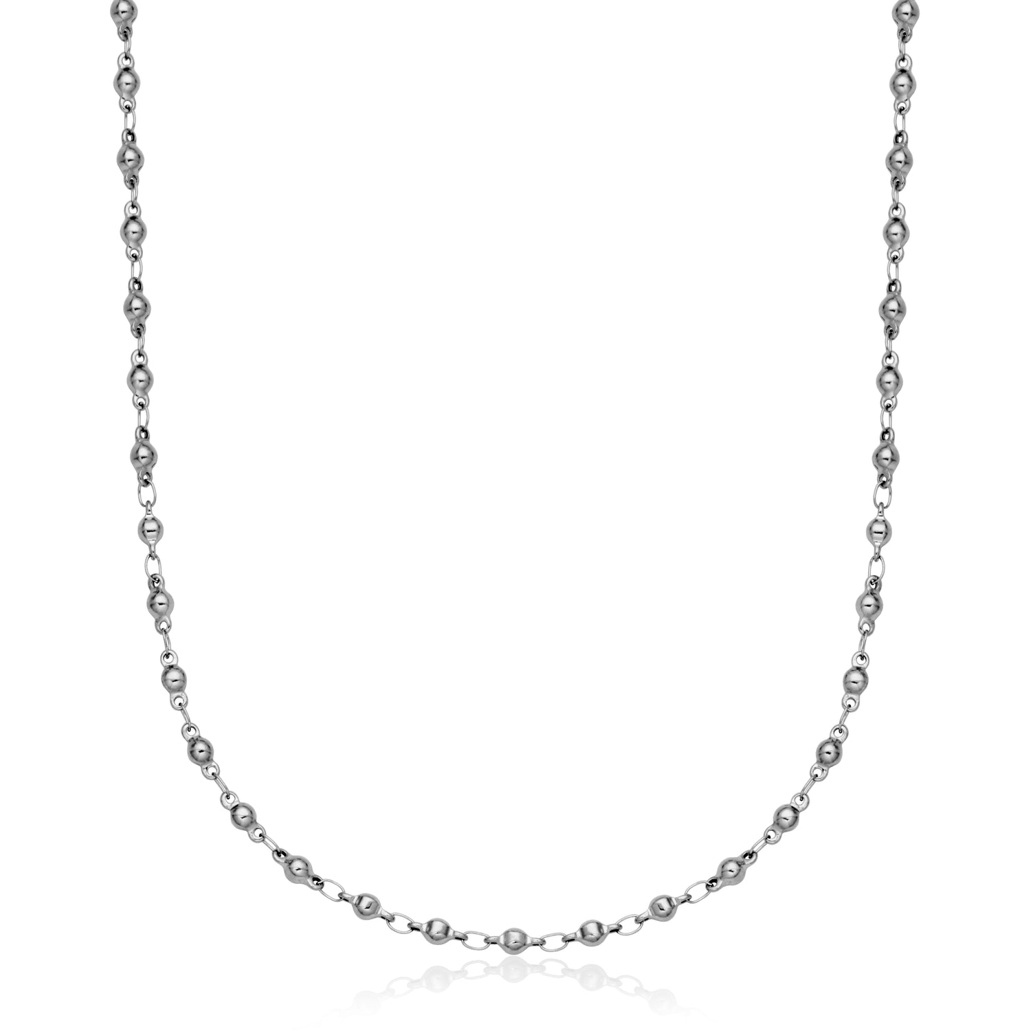 Steelx Bead Neklace, 20"