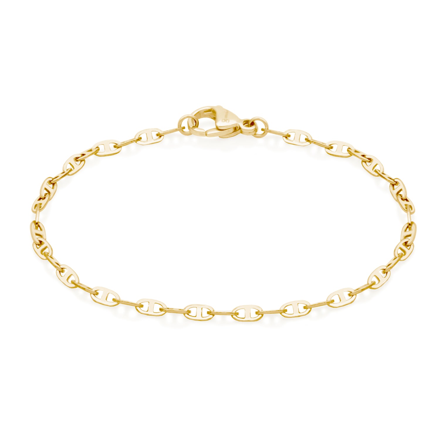 STEELX gold tone anklet