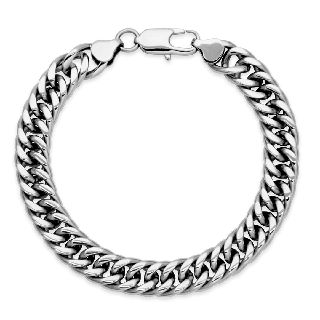 Steelx 9.5mm Stainless Steel Curb Chain Bracelet