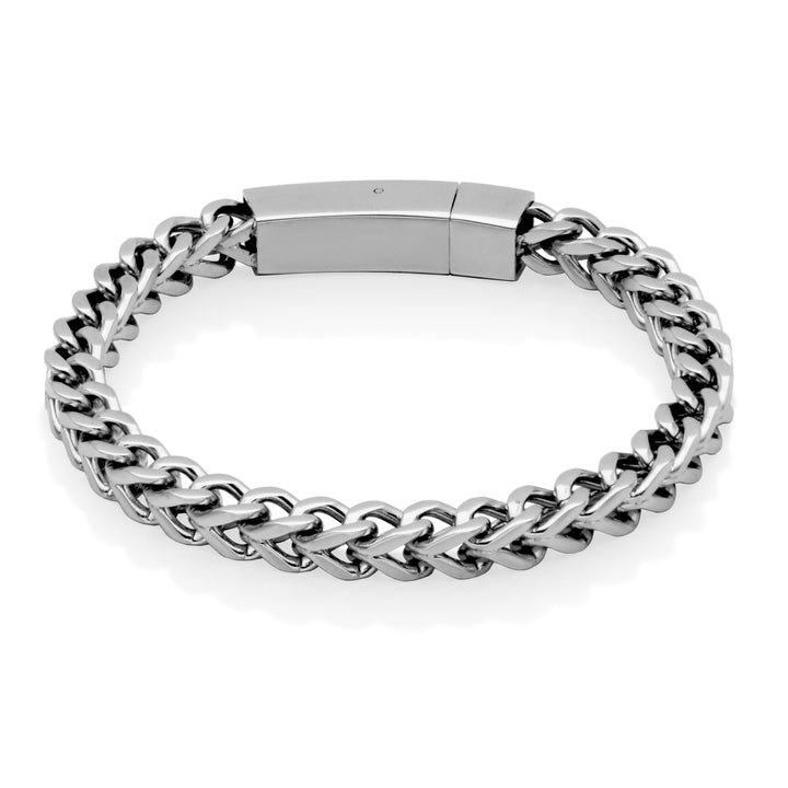 Stainless Steel 6mm Franco Chain Bracelet