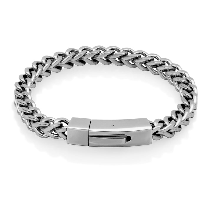 Stainless Steel 6mm Franco Chain Bracelet