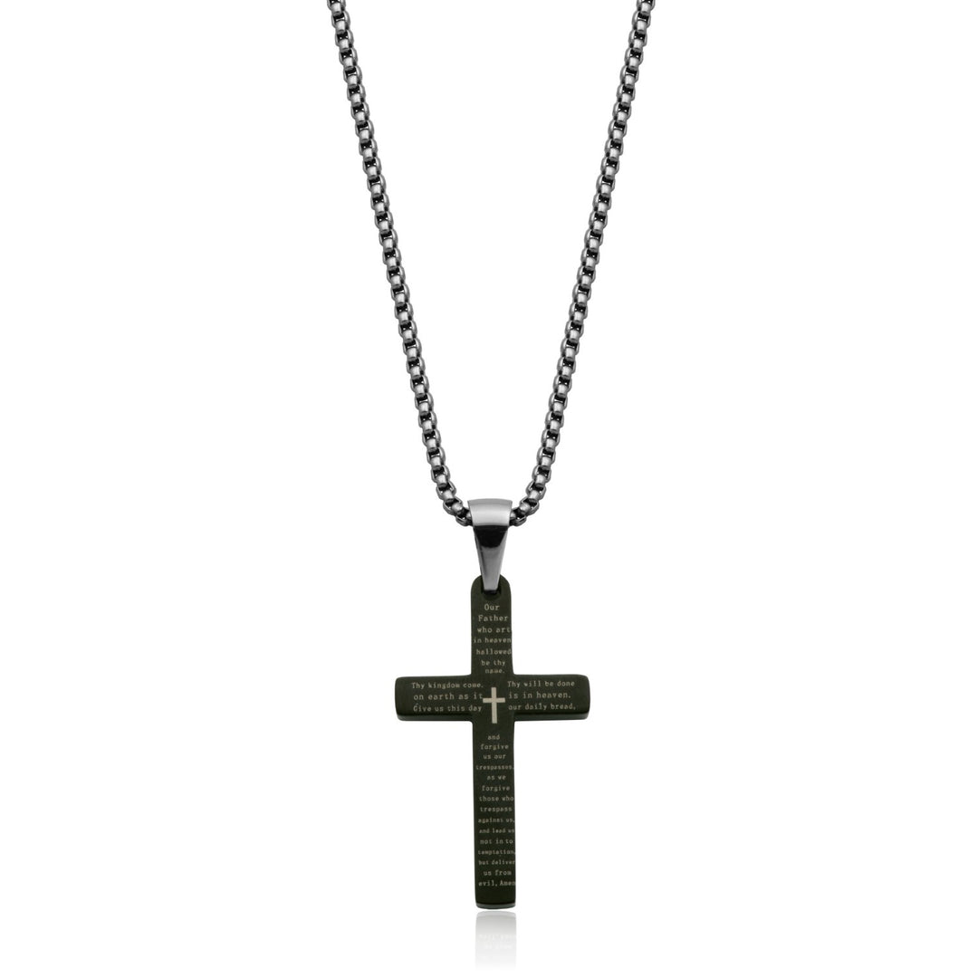 The Lord's Prayer Cross Pendant