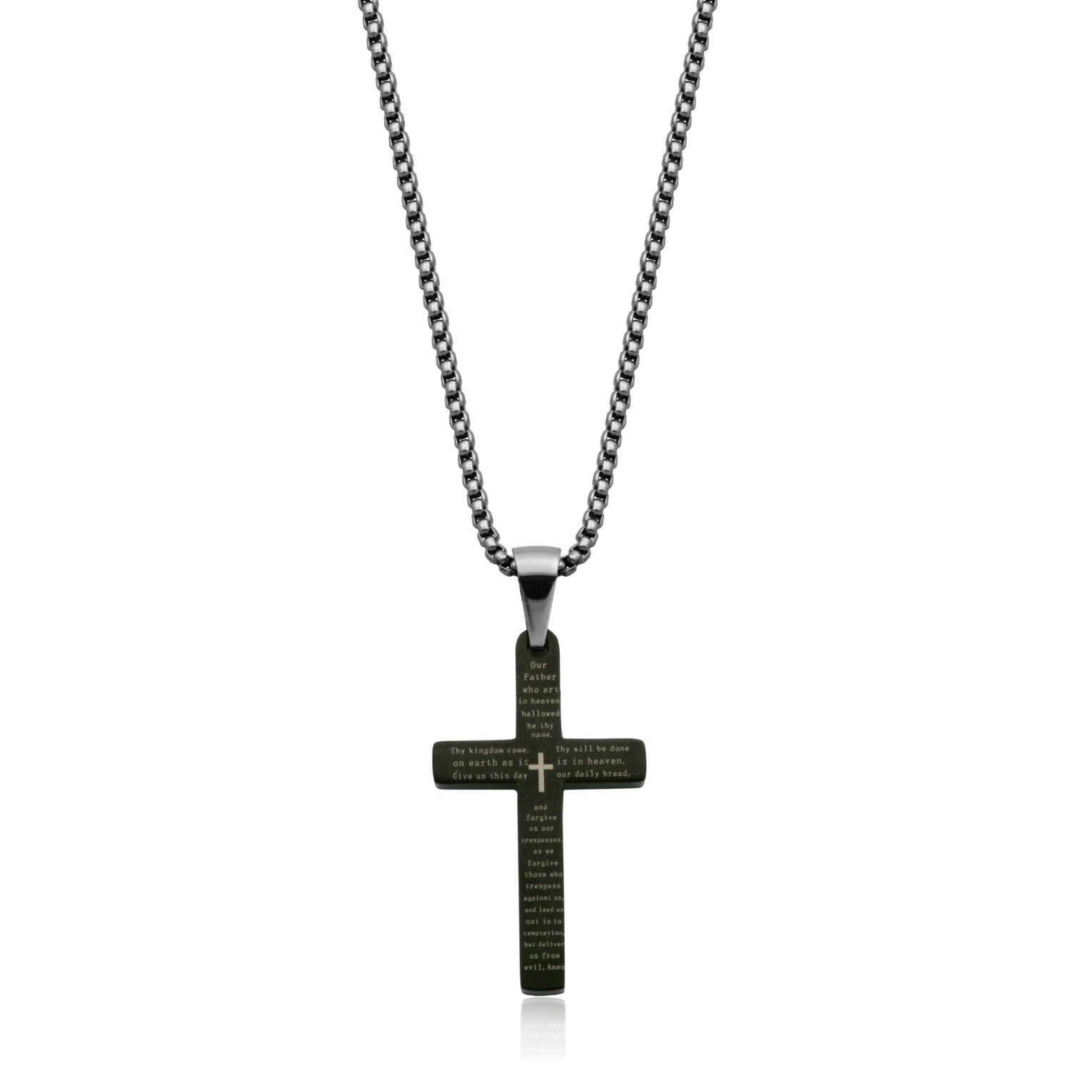 The Lord's Prayer Cross Pendant