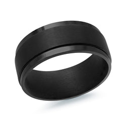 Malo Black Tantalum Ring, size 9.0