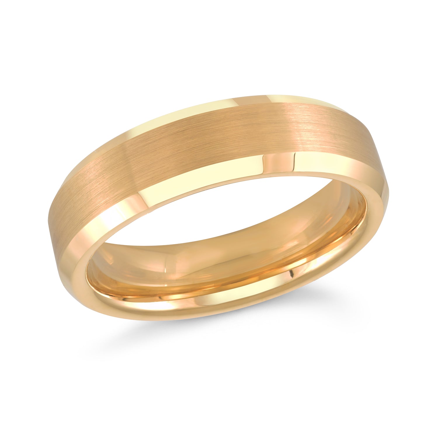 Malo Yellow Tungsten Ring, size 9