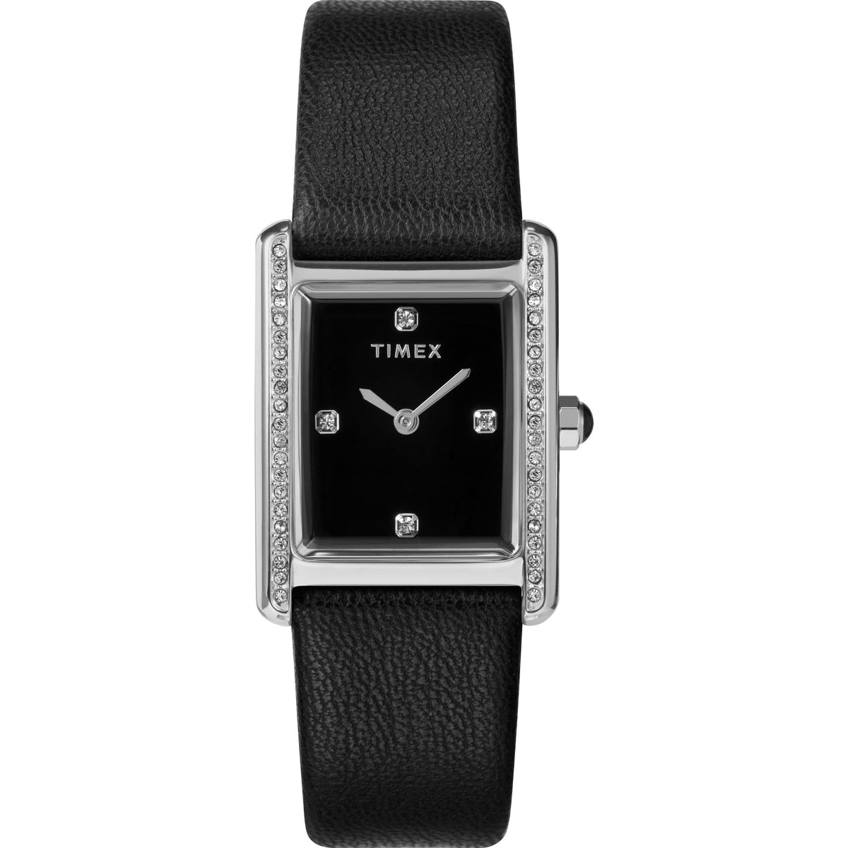 A clean black dial with just f
