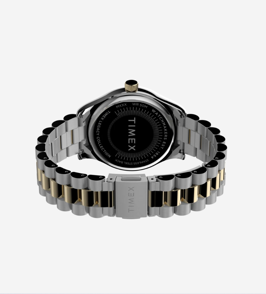 Timex Legacy 34mm Stainless Steel Bracelet Watch