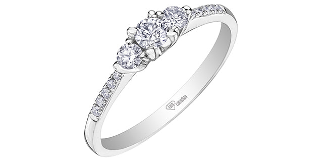 Maple Leaf Diamonds 10k white