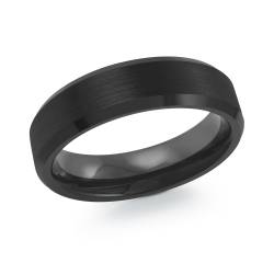 Malo Black Tungsten Ring, size 9.5