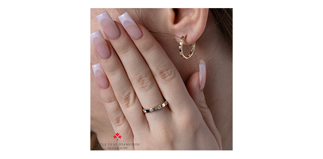 Maple Leaf Diamonds 10k white