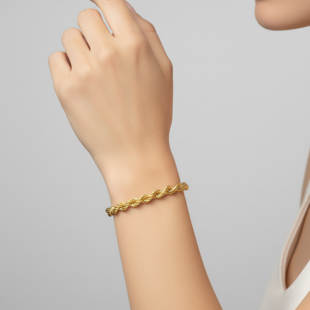 10k yellow gold 6mm semi solid