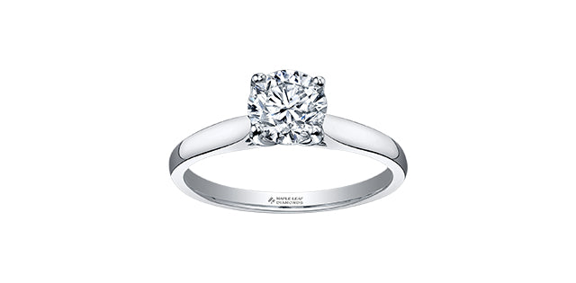 Platinum Solitaire Engagement Ring, 1.00 CT Center