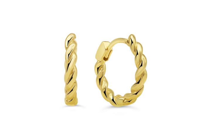 10 Karat 13.2MM Huggie Earrings