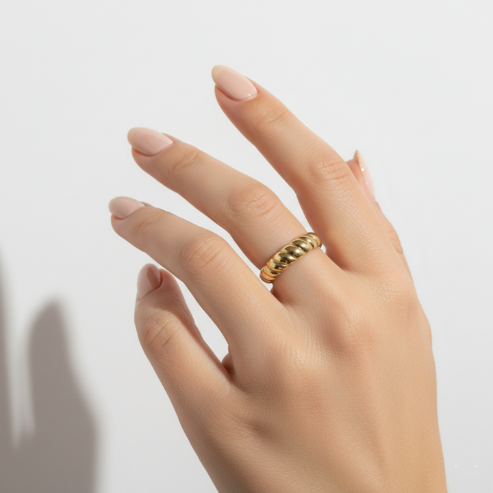 10k yellow gold fashion 5mm ri