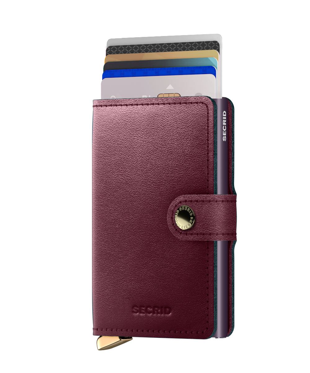 Secrid Miniwallet Dusk Bordeau