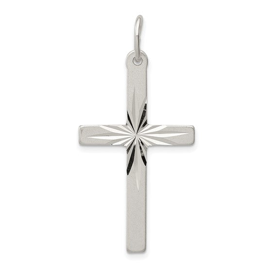 925 sterling silver satin flat