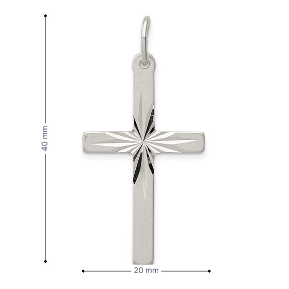 925 sterling silver satin flat