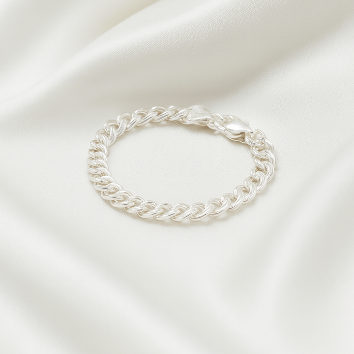 Sterling silver 6.9mm charm br