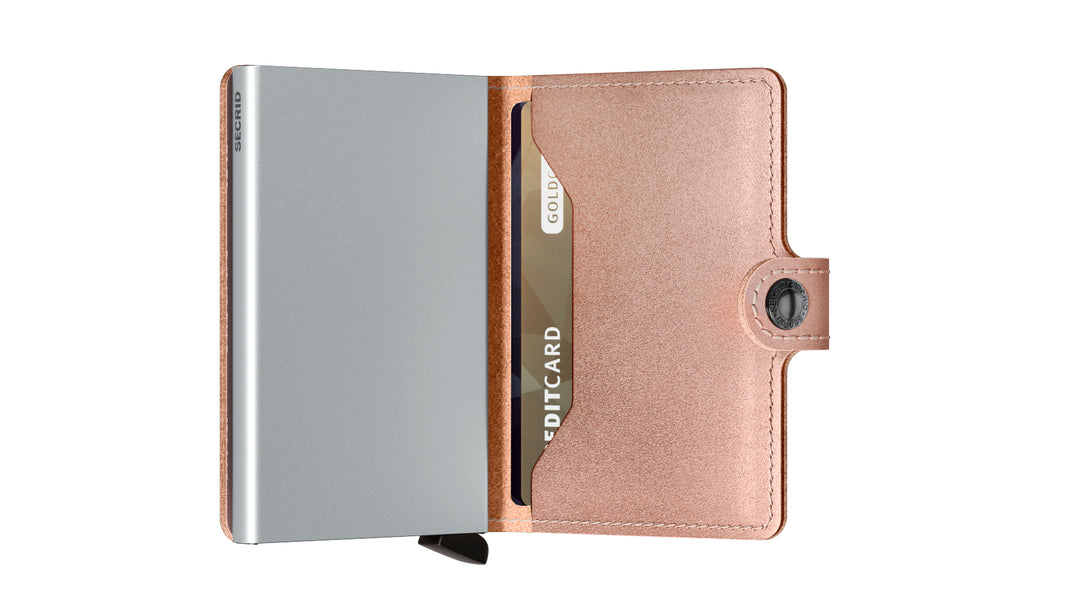 SAVE 25%! Secrid Miniwallet Metallic- Rose