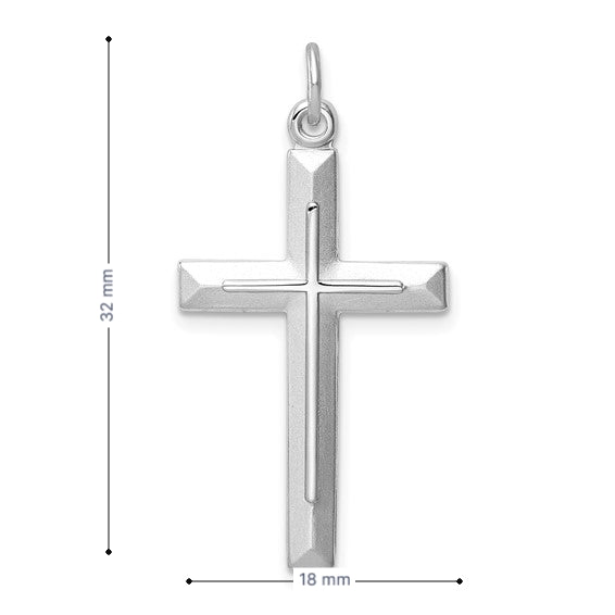 925 sterling silver cross pend