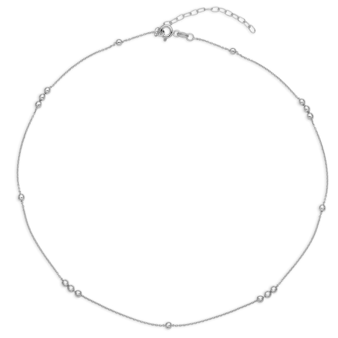 Reign 3mm sterling silver bead