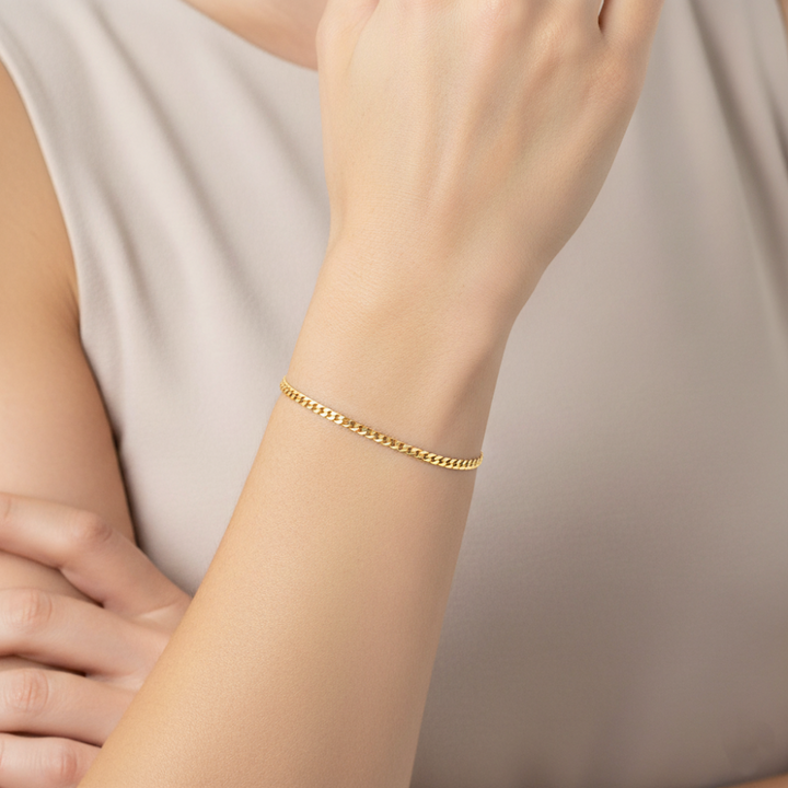 10k yellow gold 3.3mm solid cu