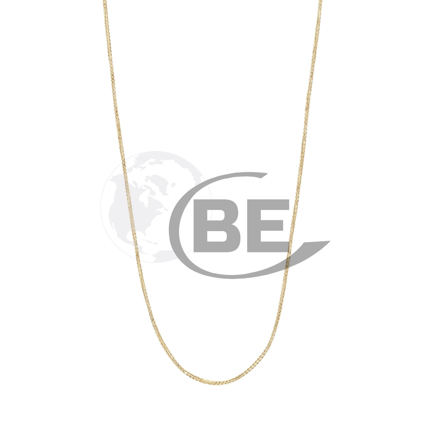 10 Karat Box Chain, 22"