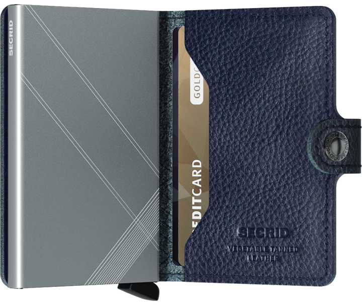 SAVE 25% - Secrid Miniwallet Stitch Linea Navy