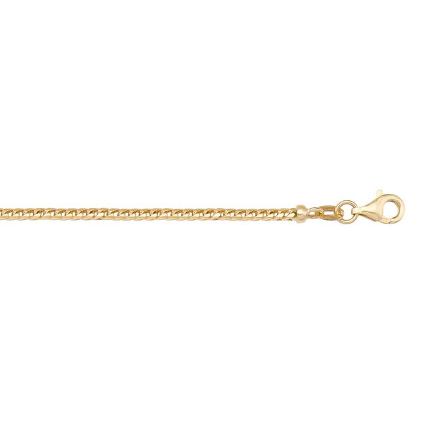 10k yellow gold 1.5mm Franco l