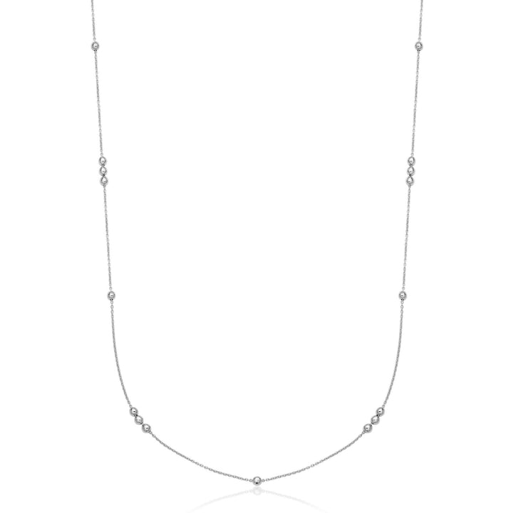 Reign 3mm sterling silver bead