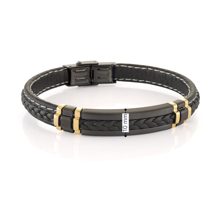 Italgem Steel black braided le