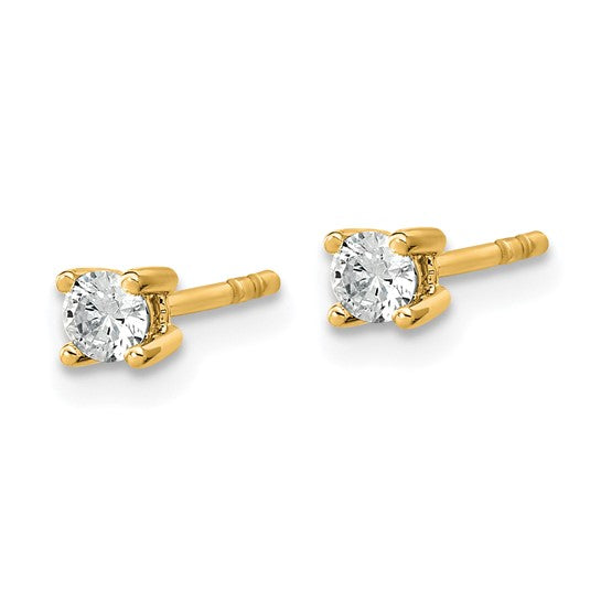 14K Lab Grown Diamond Studs 0.20TDW